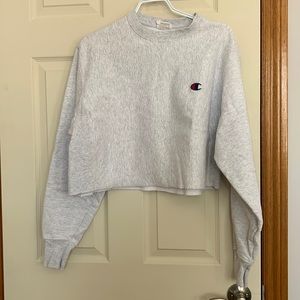 CHAMPION women cropped sweatshirt